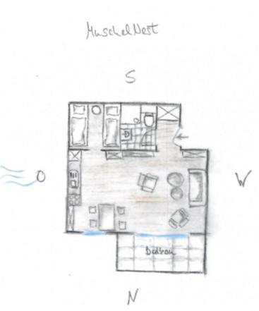Fewo1846 Strandresidenz Wassersleben - Muschelnest - Stilvolles Studioapartment Mit Balkon 하리슬리 외부 사진
