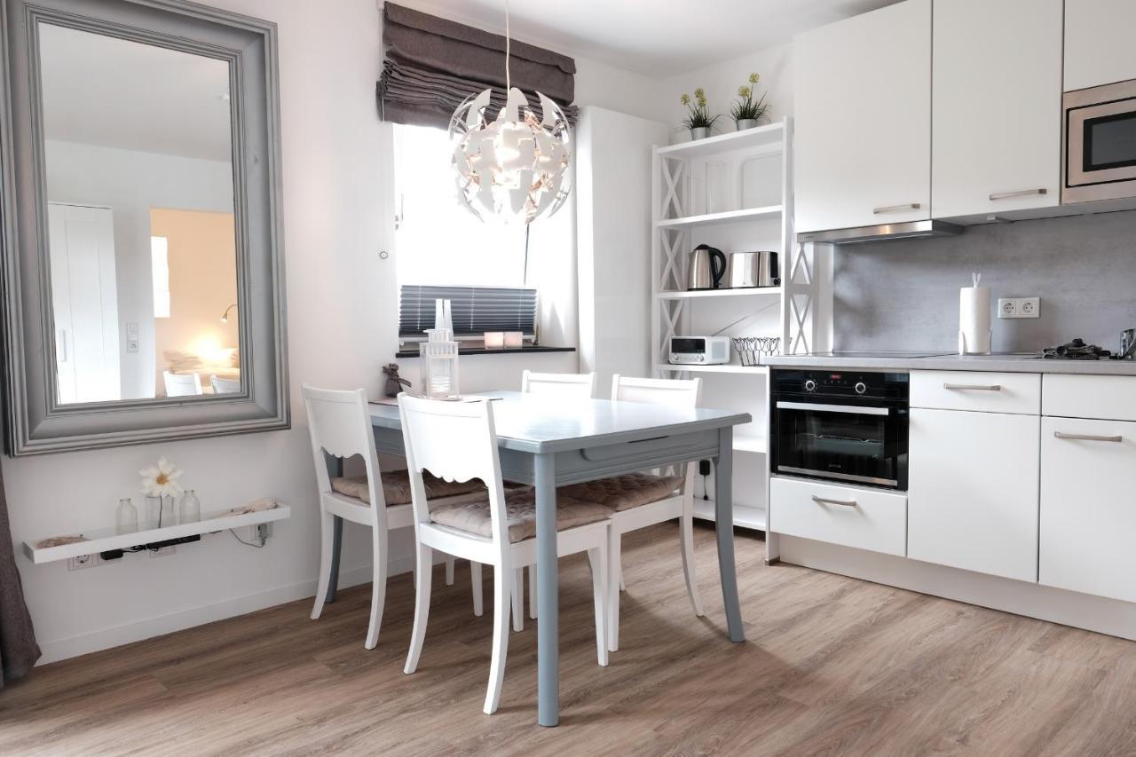 Fewo1846 Strandresidenz Wassersleben - Muschelnest - Stilvolles Studioapartment Mit Balkon 하리슬리 외부 사진