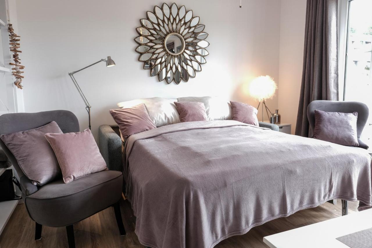 Fewo1846 Strandresidenz Wassersleben - Muschelnest - Stilvolles Studioapartment Mit Balkon 하리슬리 외부 사진