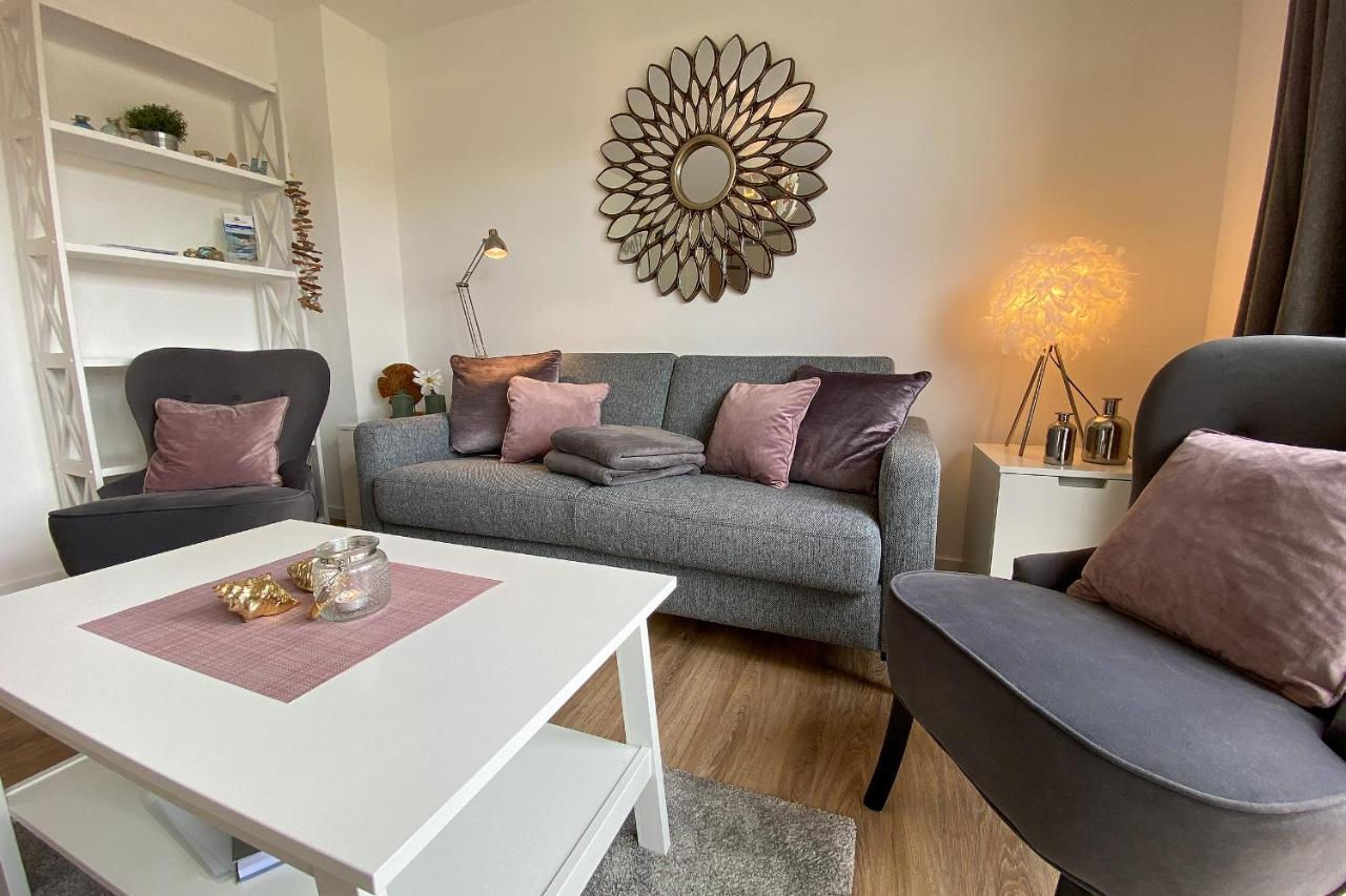 Fewo1846 Strandresidenz Wassersleben - Muschelnest - Stilvolles Studioapartment Mit Balkon 하리슬리 외부 사진