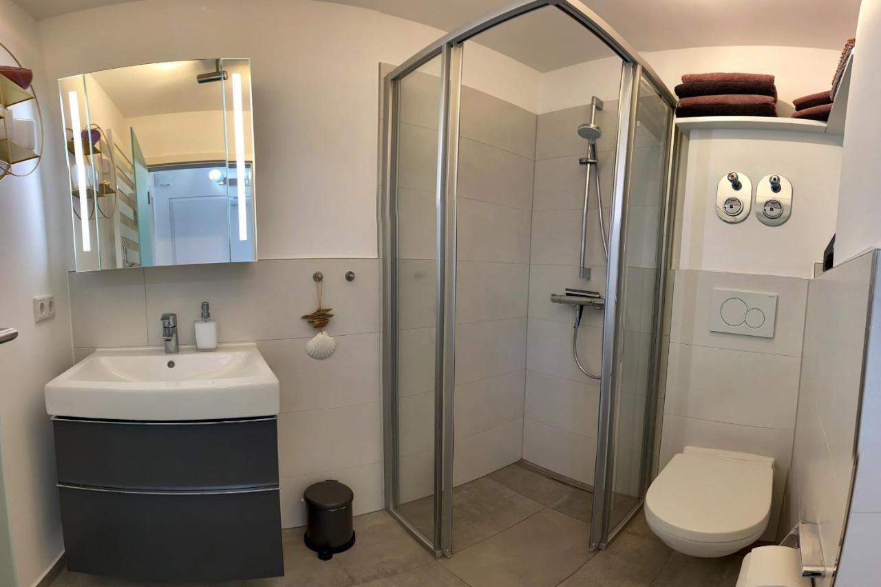 Fewo1846 Strandresidenz Wassersleben - Muschelnest - Stilvolles Studioapartment Mit Balkon 하리슬리 외부 사진