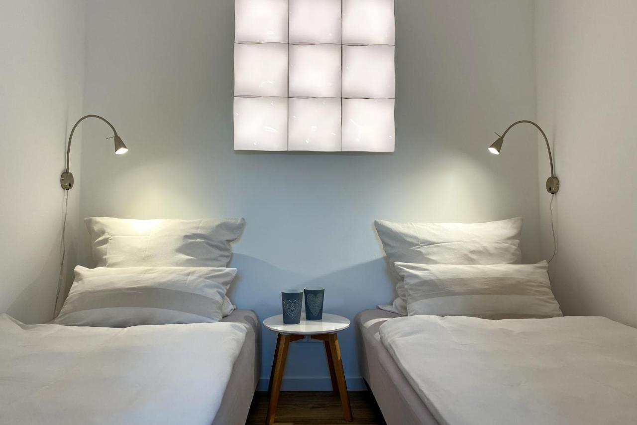 Fewo1846 Strandresidenz Wassersleben - Muschelnest - Stilvolles Studioapartment Mit Balkon 하리슬리 외부 사진